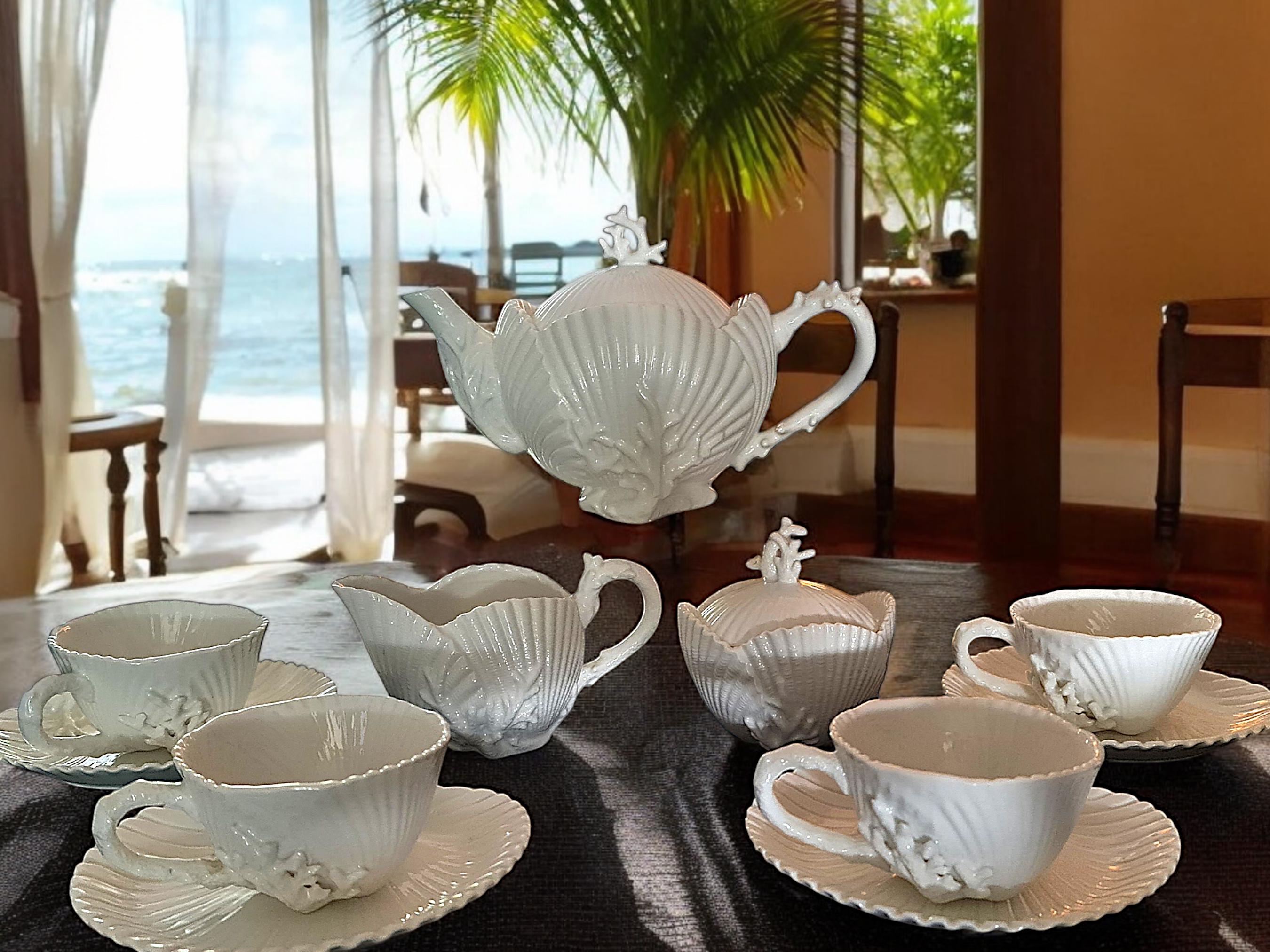 TEASET 🌵 【ツイード】 鳥のティーポットとカップセット