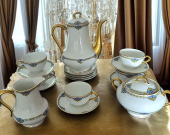 Limoges Bernardaud tea set, Art home deco, collectors item