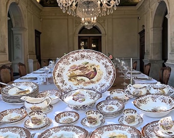 Royal Worcester Palissy Game Series Dinner and Tea Service