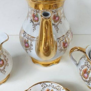 Antique Bavaria Tea Set, Gold Fragonard Victorian Design, 26 Pieces - Etsy