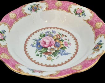 Royal Albert Lady Carlyle Complete Dinner Set Pink Floral Bone
