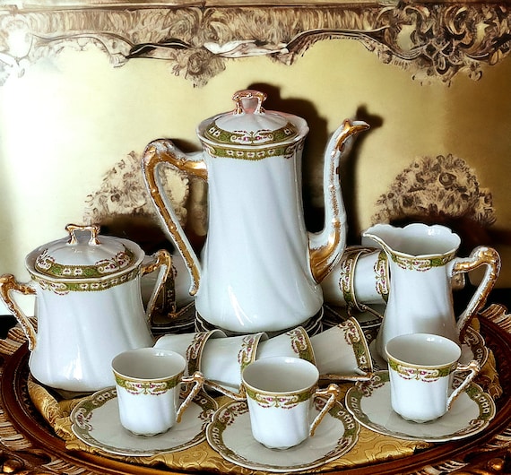 Antique french tea set from Limoges