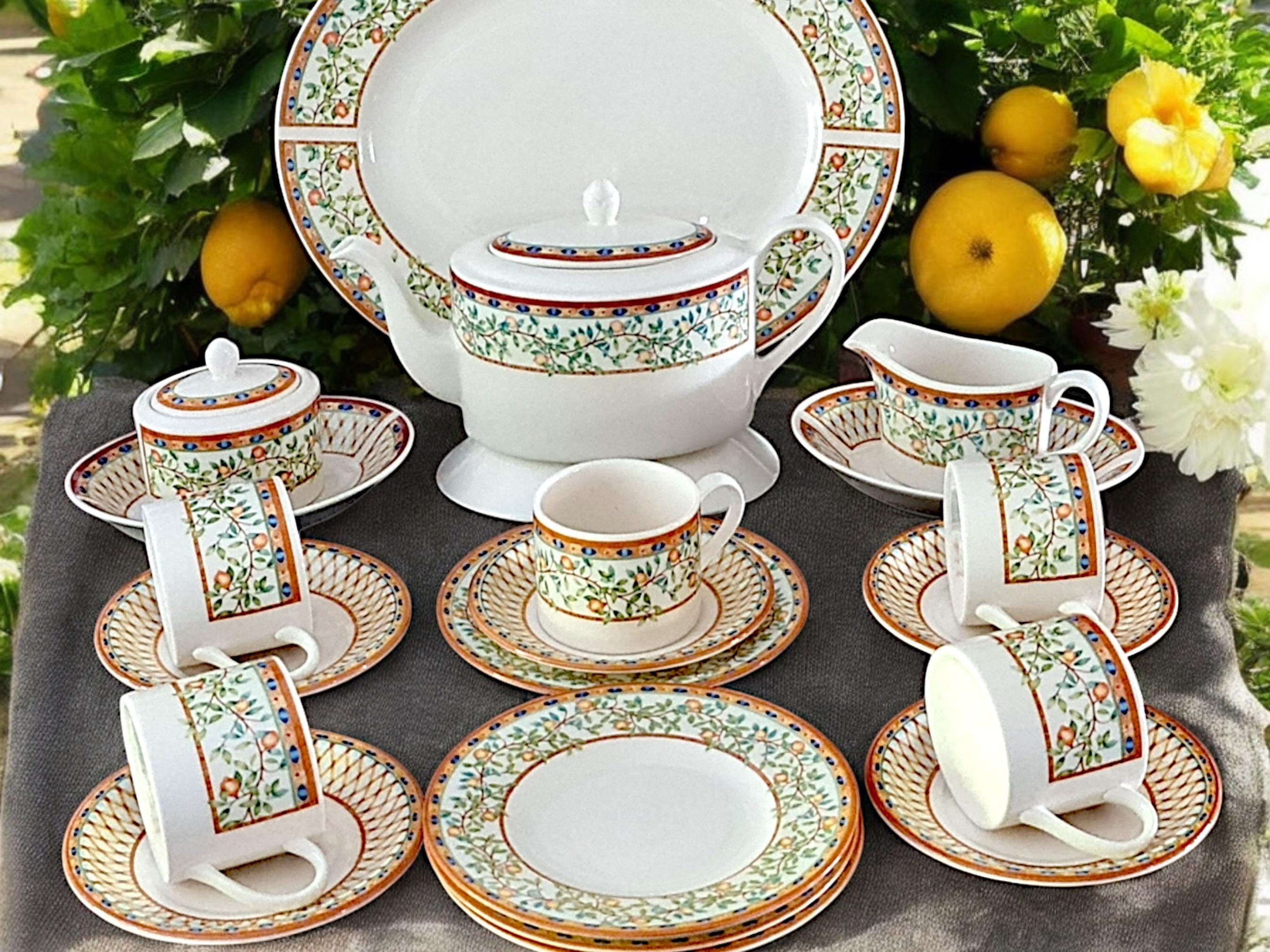 English Johnson Bros Lemon Tree Tea Service, Anniversary Gift, Country Home Deco - Etsy English Johnson Bros Lemon Tree Tea Service, Anniversary Gift, Country Home Deco - Etsy