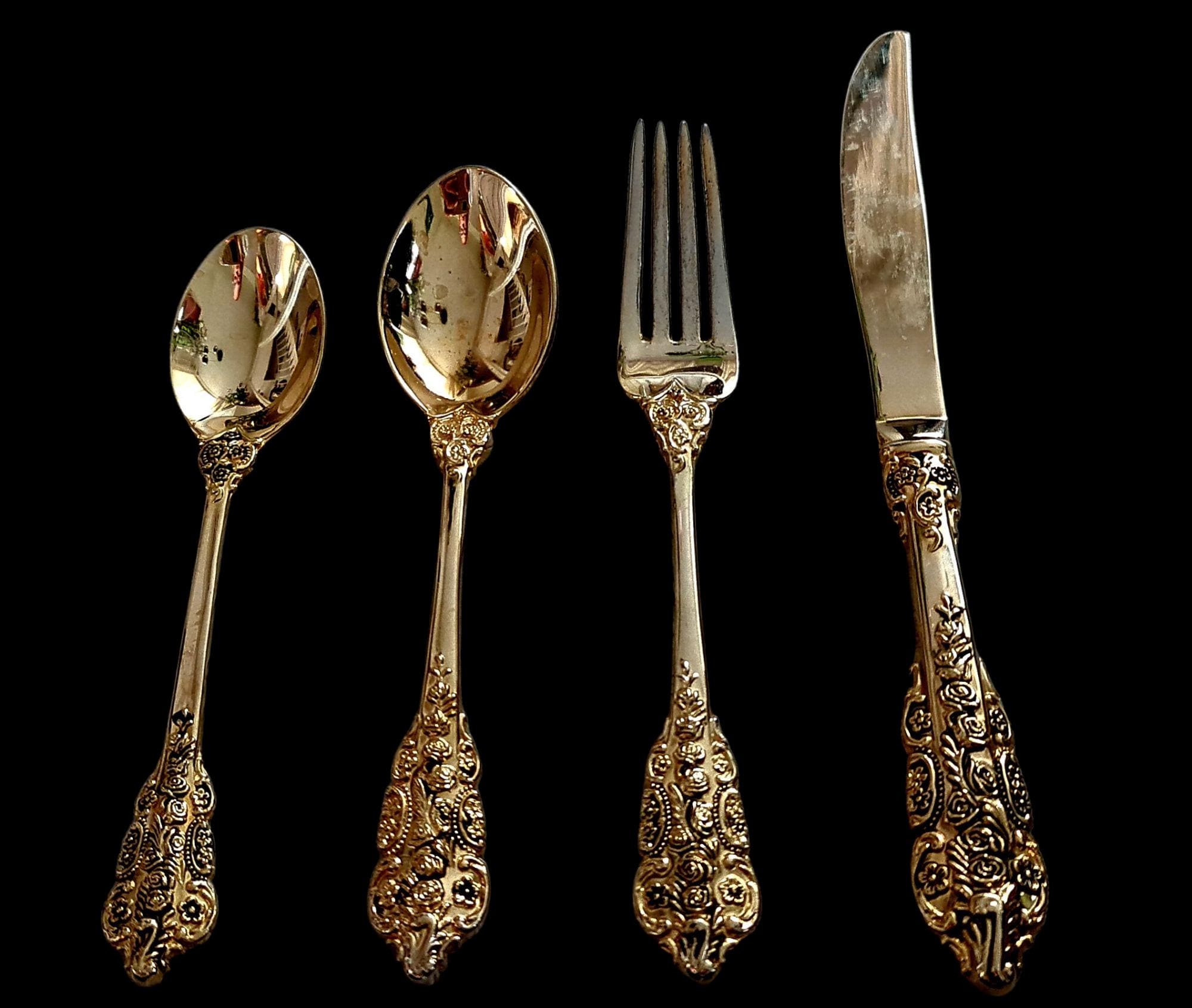 Fb Rogers China Silverware Set FB Rogers GOLDEN OLD VIENNA Silver