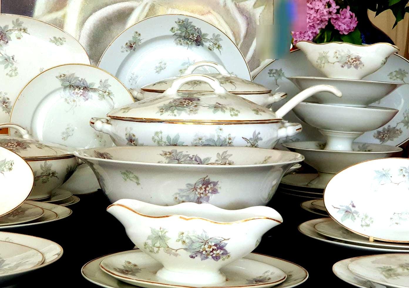 Vintage Dinner Set 20 Person - Etsy