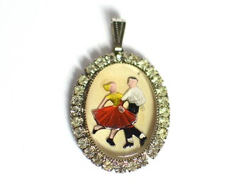 1950's Vintage Necklace Pendant