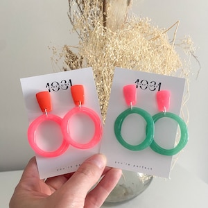 Neon Earrings