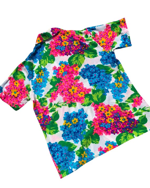 electric hydrangea button up - image 9