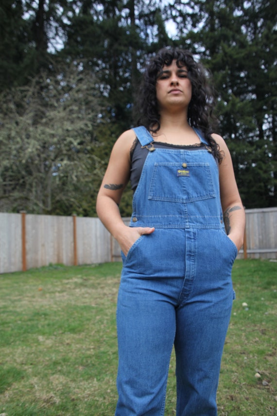 70's Osh Kosh blue denim overalls - image 7