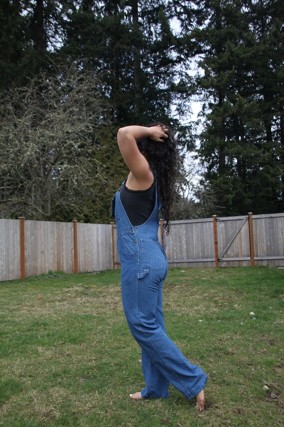 70's Osh Kosh blue denim overalls - image 5