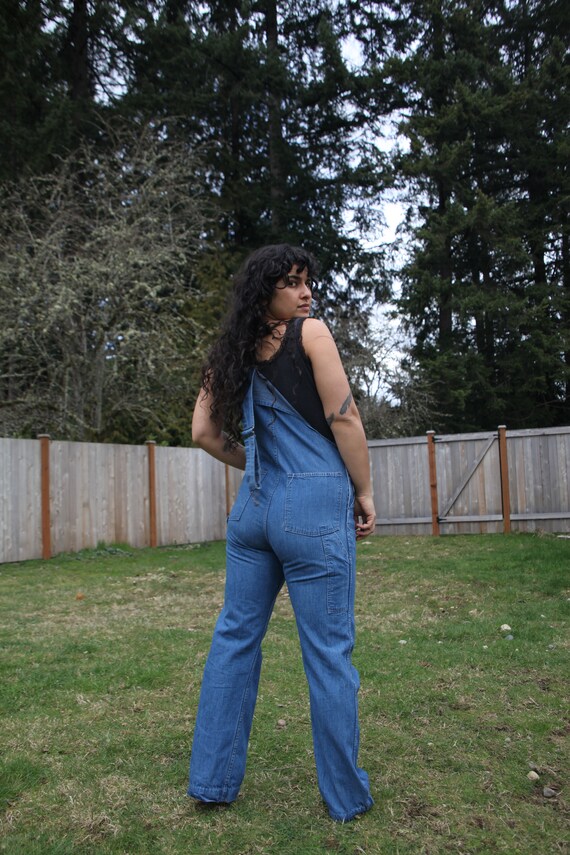 70's Osh Kosh blue denim overalls - image 6