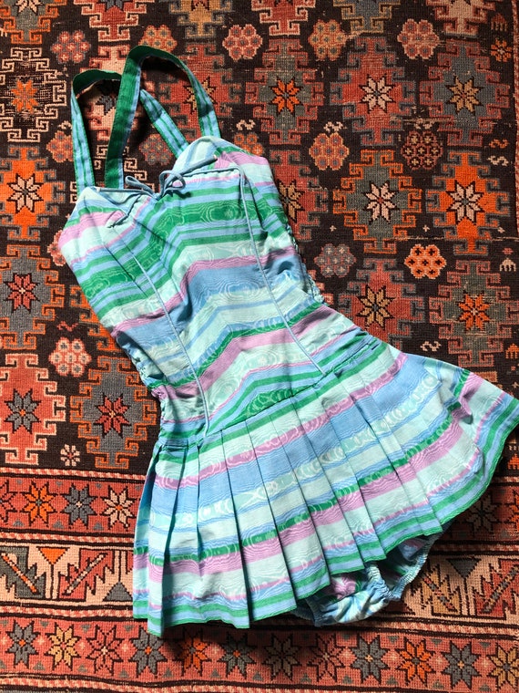 vintage swim suit 1950s Gem