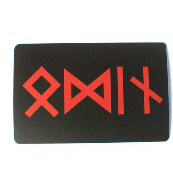 Runic Odin sticker