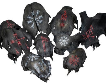 Blackened Skull Cap Talismans