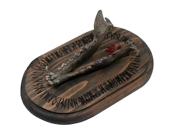 Fox Jawbone Hail the Old Gods Wall Hanger