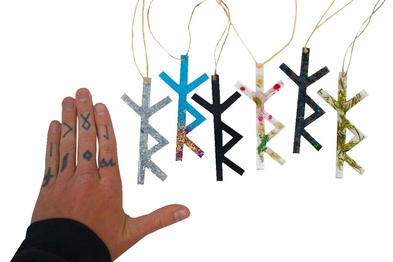 Safe Travels Bind Rune Description.pdf Safe Travels Protection Bindrune Talisman – Hand-poured Resin - Etsy