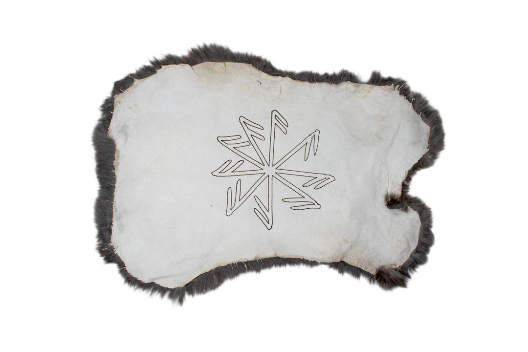 Burnt Rabbit Hide Altar Cloth - Connection to the Gods Stave - Etsy