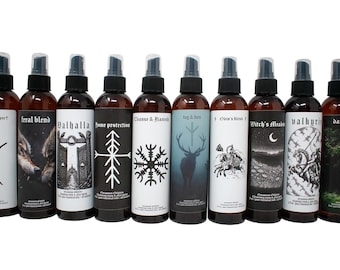 Altar Spray – 8oz Ritual Mist for Cleansing, Consecration & Norse Deity Work