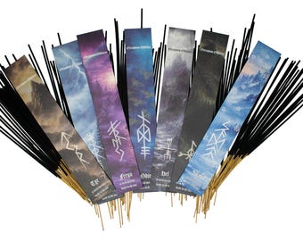 Norse God Ritual Incense – 10 Hand-Dipped Sticks