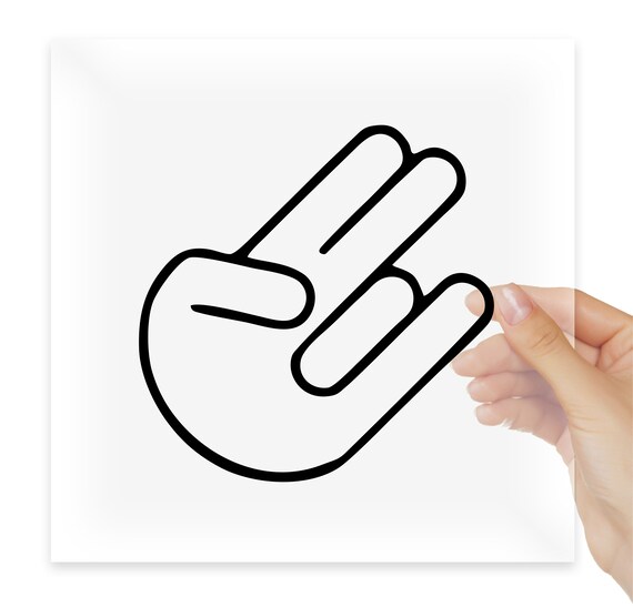 JDM The Shocker Car Vinyl Window Decal Sticker Import Hand Logo Symbol Decals