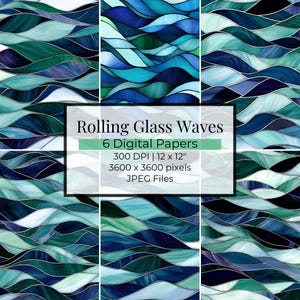 Nautical Stained Glass Pattern, Digital Download, Ocean Lover Designs, Faux Stained Glass, Beach House Decor, DIY Stained Glass Projects