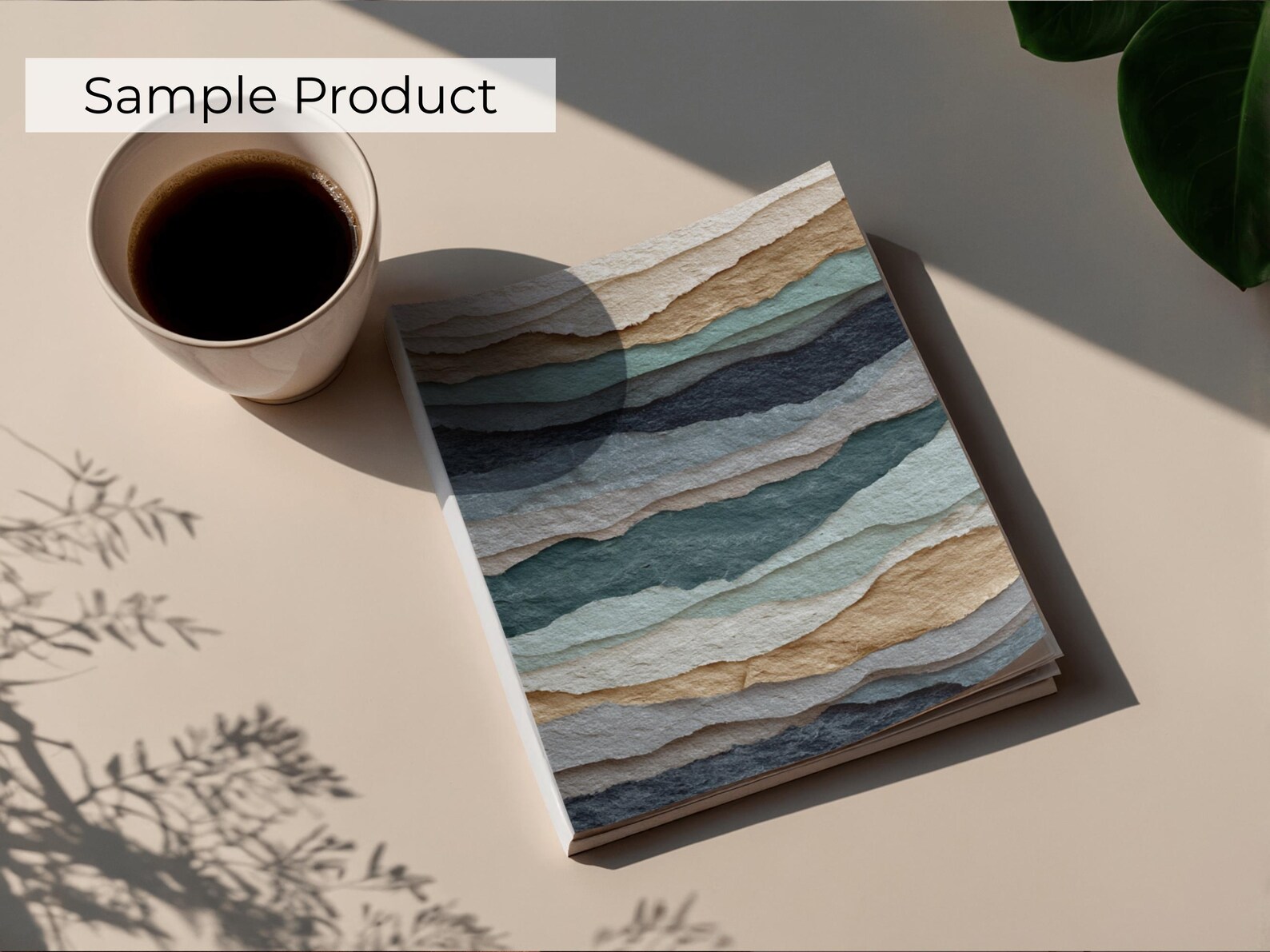 Ocean Waves Torn Paper Texture – Seamless Digital Paper (12x12, 10 JPG ...