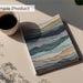 Ocean Waves Torn Paper Texture – Seamless Digital Paper (12x12, 10 JPG ...