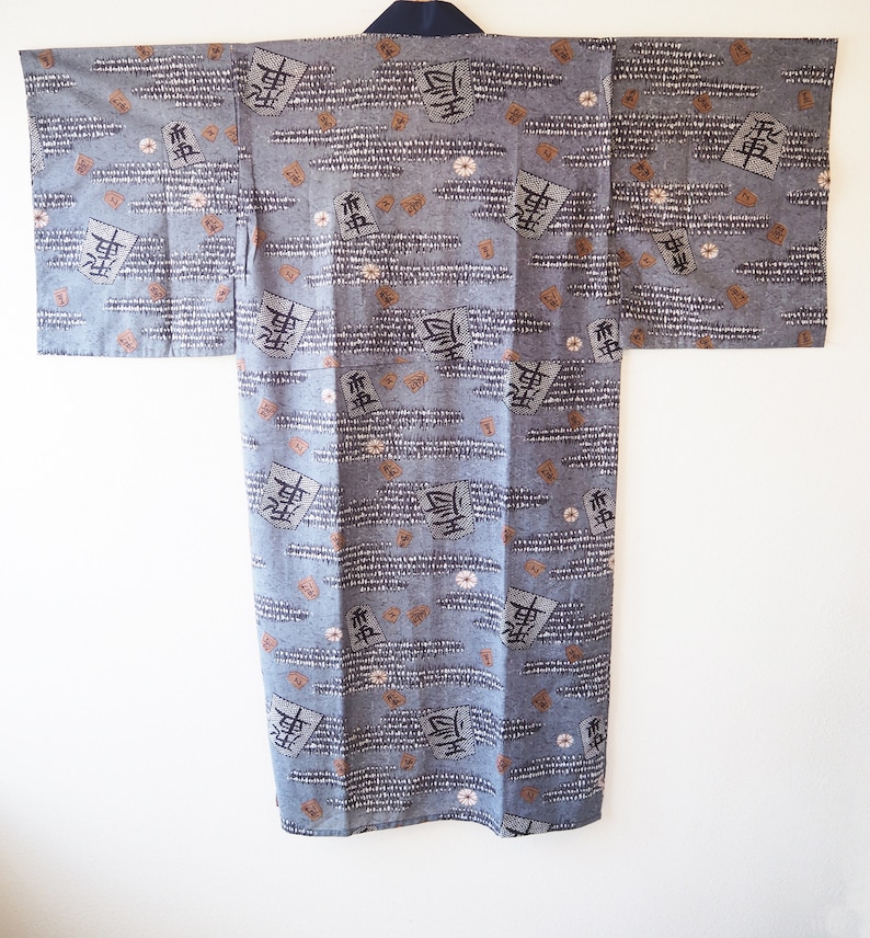 Kimono Underwear Kimono Vintage Mens Nagajuban FREE tracking Vintage Nagajuban