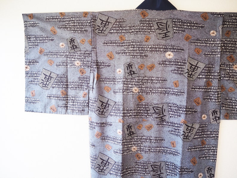Kimono Underwear Kimono Vintage Mens Nagajuban FREE tracking Vintage Nagajuban
