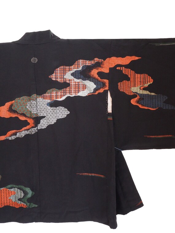 Vintage Authentic Japanese Haori Jacket Kimono Jac