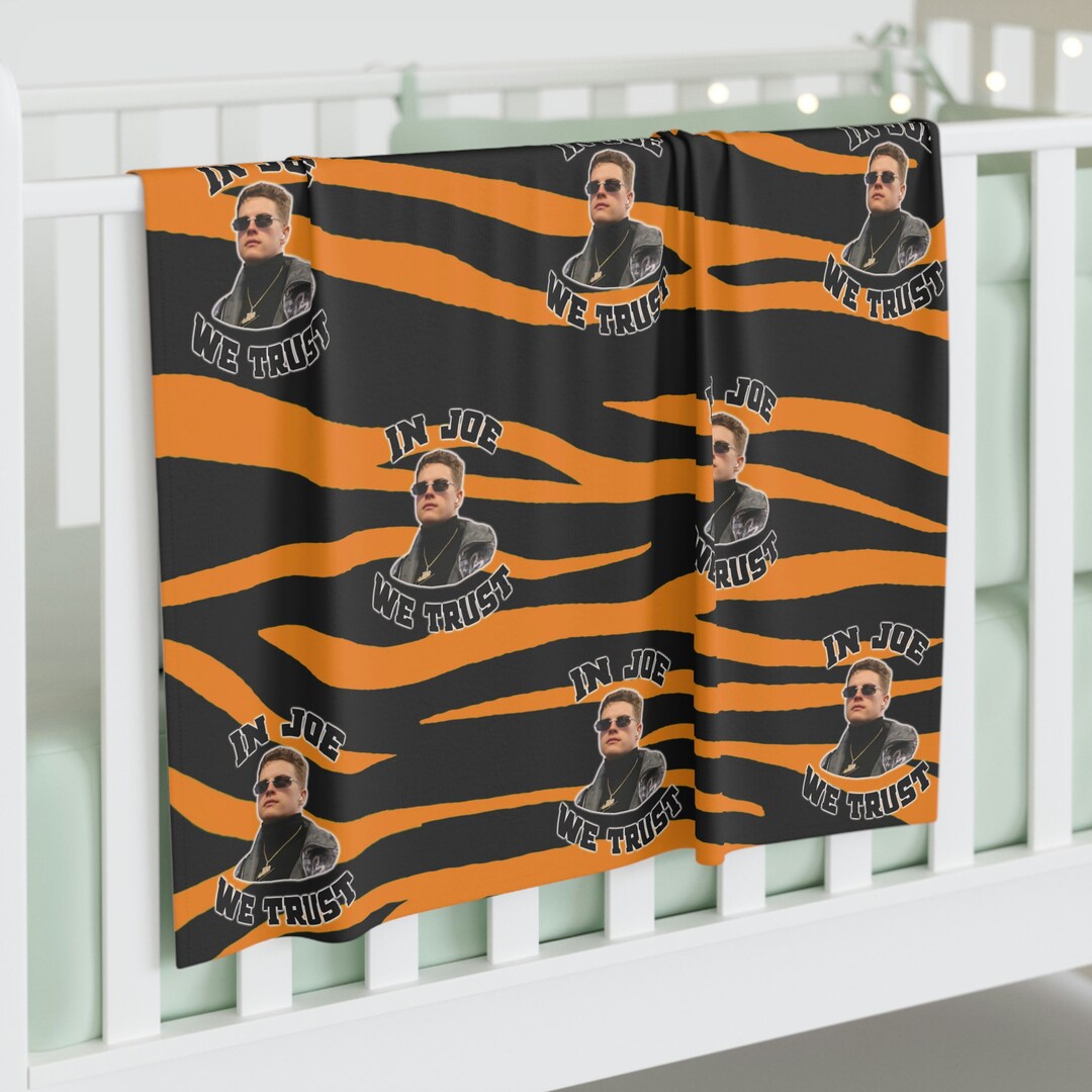 Baby Swaddle Bengals Joe Burrow Blanket Etsy