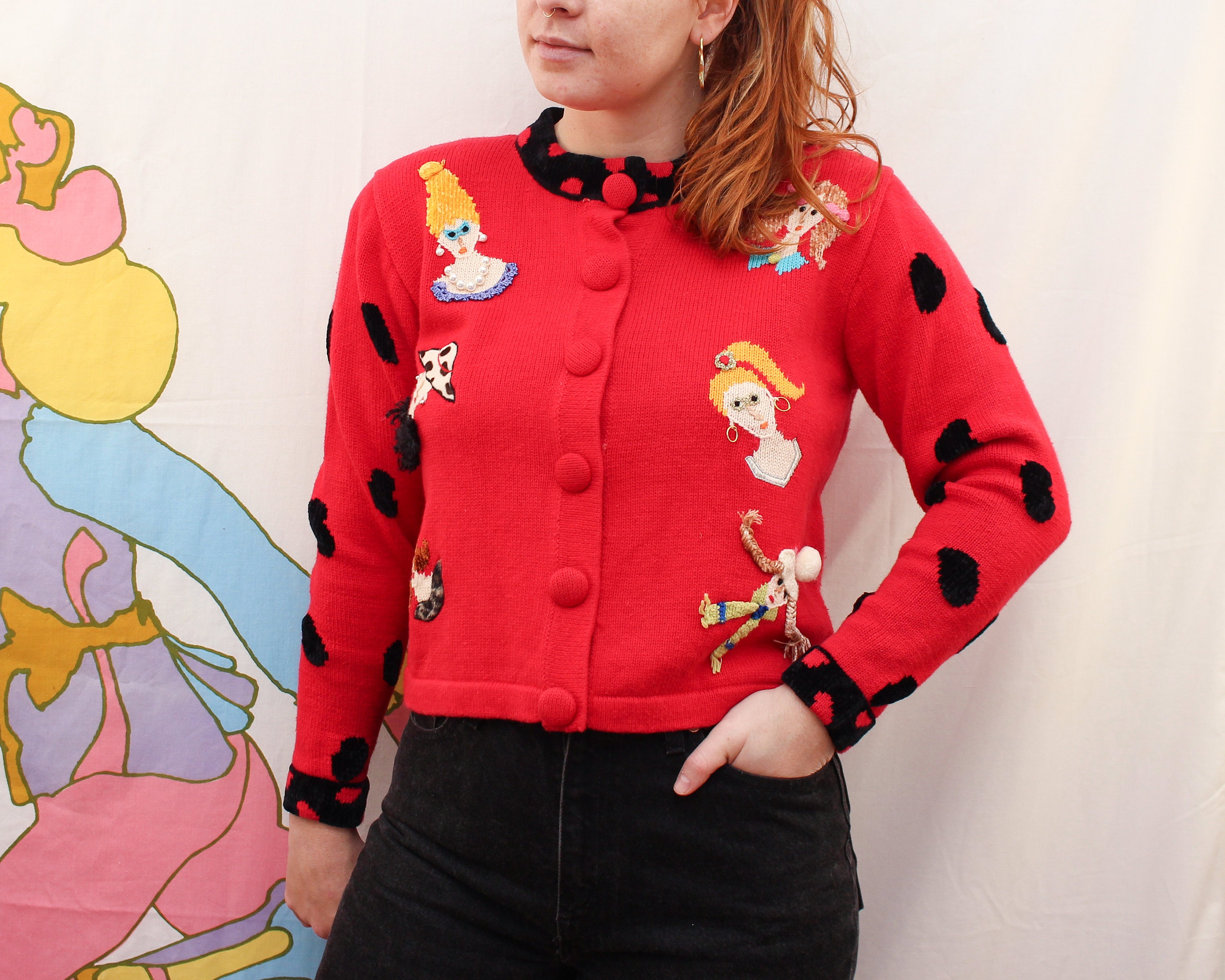 cropped cardigan vintage