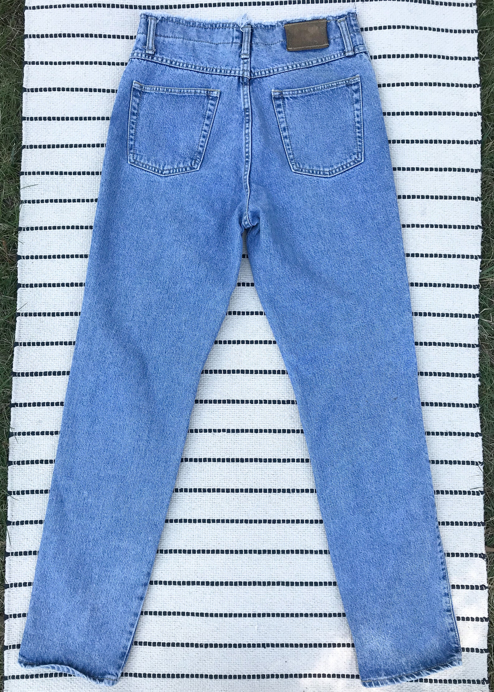 90s Y2K Code Bleu Frayed Waist Distressed Denim Men's Size | Etsy