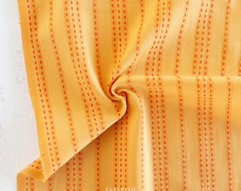 Lucky Loom - Stitch in Tumeric - Fableism - 1/2 yd