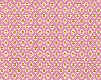 Favorite Flowers - Lattice 30's - kiss - Ruby Star Society - Moda Fabrics - 1/2yd