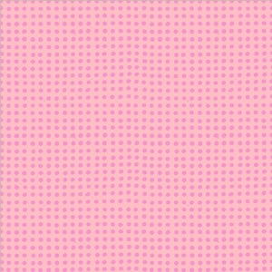 May include: A repeating pattern featuring small, hand-drawn style pink dots arranged in a grid formation against a light pastel pink background. The dots are slightly irregular in shape and size, creating a consistent, uniform texture across the surface.