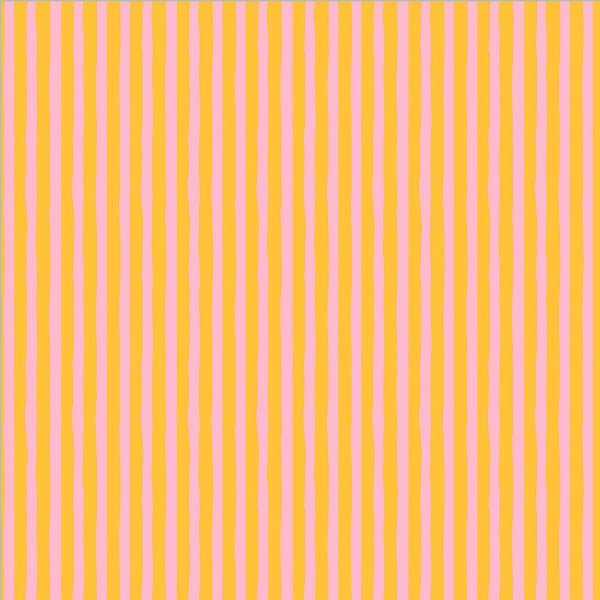 Ruby and Bee Blender - Drawn Stripe - Tumeric Vervain - Windham Fabrics