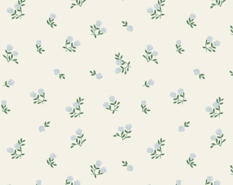 Home Sweet Home - Ditsy Hydrangea - Cream - Rifle Paper Co. - Rjr - 1/2 yd