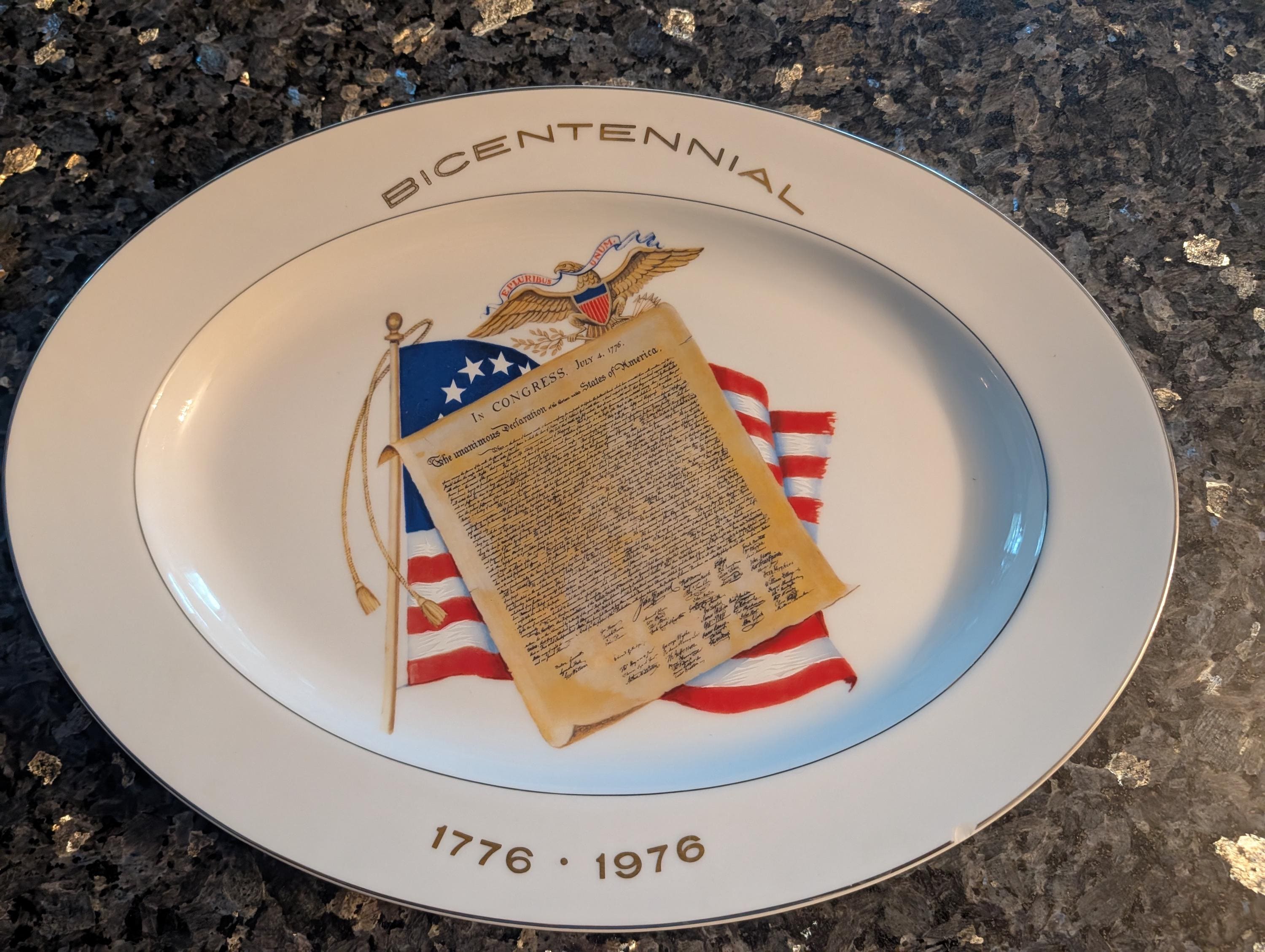 Bicentennial Platter - Etsy