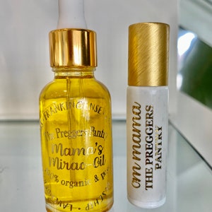 Mama&#39;s Mirac-Oil and OM Mama (facial oil & stress relief rollerball)