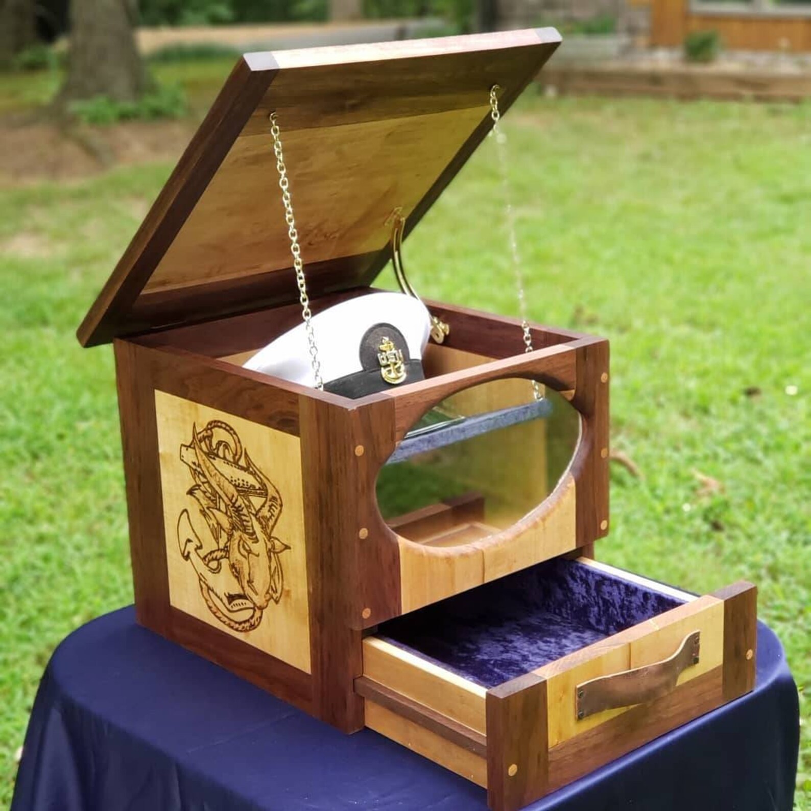 Military Hat Box Etsy