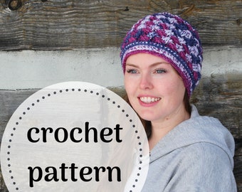 Celtic Weave Hat, crochet hat pattern