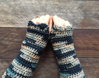 Florabelle Fingerless Gloves, crochet gloves, crochet fingerless gloves