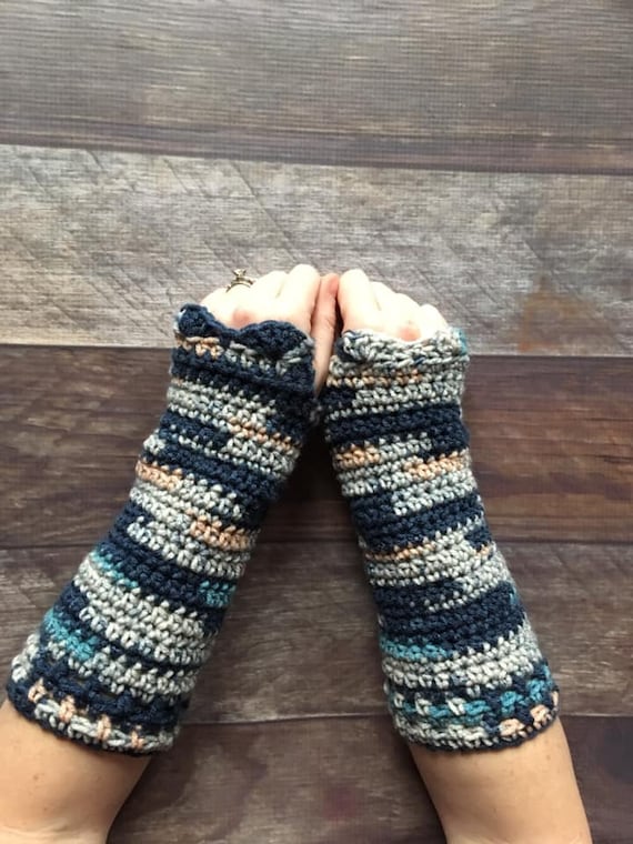 Florabelle Fingerless Gloves Crochet Gloves Crochet | Etsy