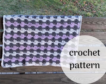 Catherine's Wheel Baby Blanket pattern, catherines wheel stitch crochet