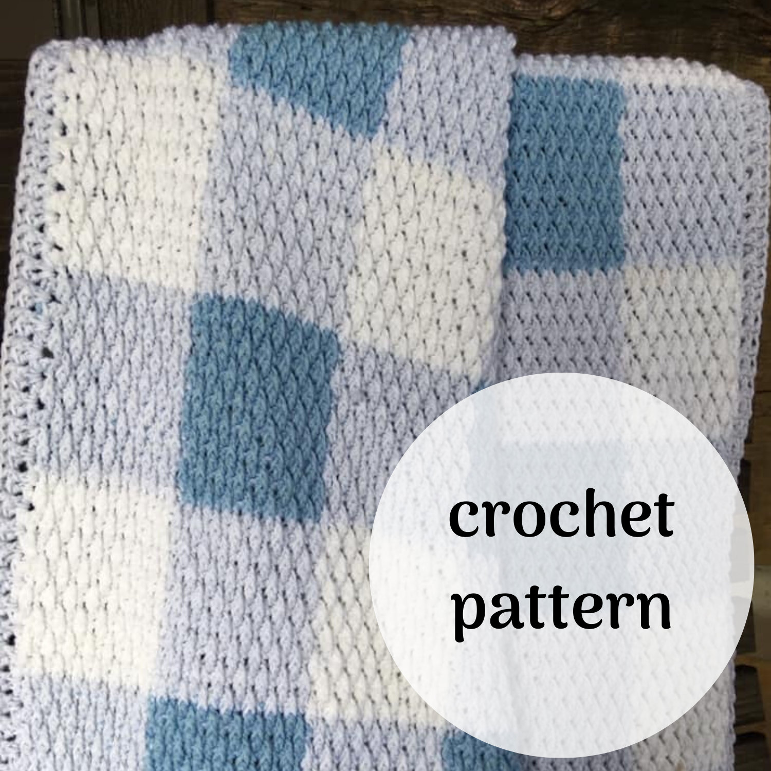 Alpine Plaid Baby Afghan Plaid Baby Afghan Crochet Baby Etsy