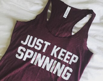 Just Keep Spinning Tank Top
