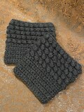 Puff Stitch Boot Cuffs