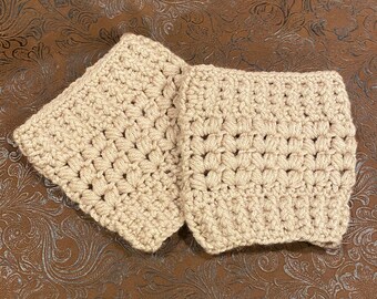Taupe Boot Cuffs
