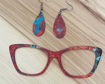 Copper Patina Acrylic Eyewear Topper